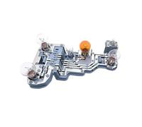 Support De Feu Arrière Compatible avec Mercedes Benz S204, Douille De Support De Feu Arrière d'origine A2048201800 A2048201700, Support De Feu Arrière Gauche/Droit avec Ampoule