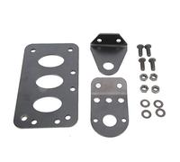 Support de feu arrière universel rétro pour moto, support de cadre de plaque d'immatriculation (StyleB)