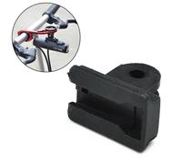 Support De Feu Avant De Vélo, 1 Pièce, Support De Guidon, Compteur De Vitesse, Adaptateur De Support De Lumière Pour Cateye Hl-El135 Volt 100 Plastique Noir