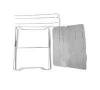 Support De Feu De Camp,Camping Portable En Acier Inoxydable | Support De Réchaud De Camping | Pour Tente Randonnée Pique-Nique Plage Voyage Route Maison Jardin
