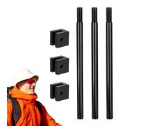 Support de feu de Camp extérieur - Ensemble sans problème, Construction en d'aluminium avec Hauteur réglable, Jambes Pliables Amovibles pour faciliter Le Transport et Le Stockage, L