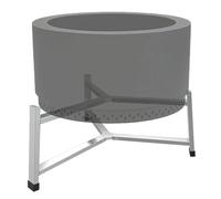 Support de feu de de Camping, Support de Foyer de Camping - Base de Foyer en Acier Inoxydable,Équipement de Cuisson pour feu de Camp, Outils de cheminée extérieure, Accessoire de pour l'extérieu