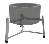 Support de feu de, Support de feu de de Camping - Base de Foyer en Acier Inoxydable - Équipement de Cuisson pour de Camp, Outils de cheminée extérieure, Accessoire de Foyer pour l'extérieur