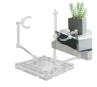Support De Figurine D'action - Supports De Modèle De Base Triple Sóul Pour Figurines 1/144 Ğundam, Présentoir Réglable En PVC Avec Suppot Solide Et Assemblage Facile, Idéal Pour Les Poses Dynamiques E