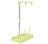 Support de fil à 3 bobines, support de fil à broder amovible, support d'outils de bobine de couture domestique pour Machine à coudre domestique (Jaune)