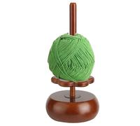 Support de fil à crochet | Enrouleur magnétique en bois pour pelotes de fil à crochet - Support de crochet multifonction pour la maison, les voyages, les activités artisanales, les cours d'art, les
