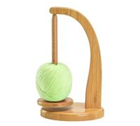 Support de fil à crochet - Support magnétique rotatif en bois, organiseur lisse, économiseur d'espace, base de charge de 320 g | Support de fil pour tricot, crochet, outil de rangement