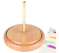 Support de fil à tricoter | Porte-fil en bois | Bobine de fil fait à la main, porte-fil, accessoires de tricot et porte-pelotes de fil durable est fabriqué en matériau résistant à l'usure pour les