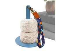 Support de fil de poignet pour crochet mains libres avec dragonne | Support de bobine de fil pour la maison, le balcon, le parc, les voyages, les travaux manuels, les débutants