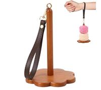 Support de fil de poignet, support de fil rotatif portable avec sangles, outil à main ergonomique pour tricoter le crochet, tressage, manipulation de fil Breamline lors du tricot, du crochet ou des