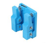 Support de fil de soudage avec support réglable et trou de drainage d'étain, 80 x 64 x 33 mm, outil de soudure pour réparation de carte mère, bleu