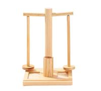 Support de fil en bois intégré pour téléphone, organiseur multifonction pour tricot, crochet