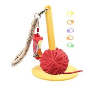 Support de fil portable pour poignet - Support de boule de fil - Bracelet portable - Tricot de rangement - Organiseur pour crochet - Fabriqué à partir de matériaux robustes - Offre un soutien et une