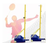 Support de filet de badminton - Cadre de filet de tennis portable sur pied et bâtons de volleyball avec base remplissable, hauteur de 1,5 à 2 m pour une utilisation en intérieur et en extérieur