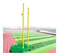 Support de filet de sport réglable en hauteur avec base lestée pour jeux de badminton et volley-ball d'intérieur ou d'extérieur