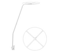 Support de Filet pour Berceau Garçon Fille, Barrière Lit, Acier Blanc | Montage Latéral, Assemblage Facile, 1 Set, pour Moustiquaire et Lit Garçon Fille