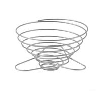 Support de filtre à café d'extérieur avec cadre à ressort pliable en acier inoxydable pour camping et voyage (taille L)