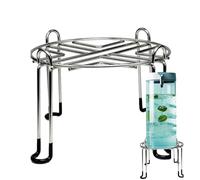 Support De Filtre À Eau - Acier Inoxydable 10 Pouces De Hauteur, Suport De Distributeur, Support Stable | Construction Durable Résistante À La Rouille, Suport De Système Par Gravité, Remplacement De