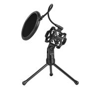 Support de filtre Anti-pulvérisation pour Microphone, bâton de trépied de bureau, Kit de filet Anti-pulvérisation PS-2 ABS + métal