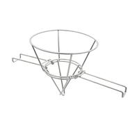 Support de filtre pour friteuse - Support de cône de sirop d'érable | Passoire en acier inoxydable, outil de filtration à bras pliable, accessoire de cuisine commerciale pour restaurant, hôtel