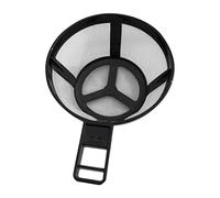 Support de filtre réutilisable pour cafetière avec poignée - Gadget de cuisine permanent - Avec passoire en maille en acier inoxydable en forme de cône