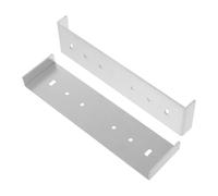 Support de Fixation 2 Pièces en Aluminium pour Boîte aux Lettres | Usage Commercial, Pose Légère sans Outil, pour Poteaux Bois et Base Béton, Stabilité par Mauvais Temps