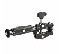 Support de fixation à double rotule super solide avec rotation réglable pour matériel de photographie