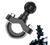 Support de fixation à rotule pour rétroviseur de moto, rotation à 360 degrés, support de montage en métal pour téléphone, caméra d'action et scooter