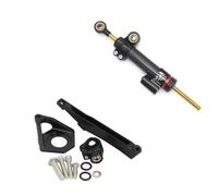 Support De Fixation Aluminium Barre Commande Stabilisatrice Amortisseur Direction CNC Moto Avec Kit Fixation Pour YAMAHA YZF R6 YZF600 YZF-600 2003-2004 Moto D'amortisseur(ENSEMBLE 3)