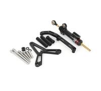Support De Fixation Aluminium Support Amortisseur Direction Moto Pour Yamaha Tracer 9 GT 2021 2022 2023 Avec Kit Fixation Moto D'amortisseur(ENSEMBLE 8)