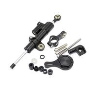 Support De Fixation Aluminium Support Fixation Amortisseur Direction Moto Pour Yamaha YZF R6 2006-2020 Kit Montage Linéaire Inversé Réglable Moto D'amortisseur(Ensemble 1)