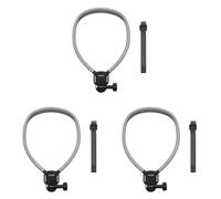 Support de Fixation cervicale 3 pièces avec Harnais Pectoral, Flexible à dégagement Rapide pour caméra d'action DI Action 5 Pro/Osmo 360/INST 360