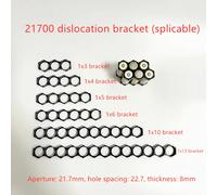Support de fixation compact en nid d'abeille 21700 pour combinaison de fixation et raccordement, avec arrangement de cordes obliques 21,7 mm 1x4 20PCS