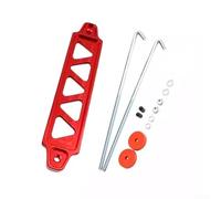 Support de fixation de batterie de 20 cm avec construction en acier inoxydable, conçu pour maintenir les batteries en toute sécurité et résister dans diverses conditions (rouge)