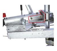 Support de fixation de roue jockey pour tête d'attelage ALKO 251S