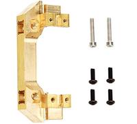 Support de Fixation de Servo en Laiton, Accessoire de Mise à Niveau Durable de Haute qualité pour Traxxas TRX4 RC Voiture sur chenilles Couleur Jaune 1 pièce