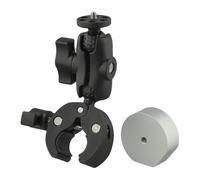 Support de fixation de tube rond réglable pour Starlink Mini avec adaptateur en alliage d'aluminium, compatible avec l'installation de rails de protection de camping-car, angle réglable pour une