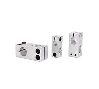 Support de fixation de tuyau en acier de bloc croisé d'axe optique d'alliage d'aluminium Connecti Dia 6 8 10 12 14 15 1 pièces (Size : Same diameter10x10mm)