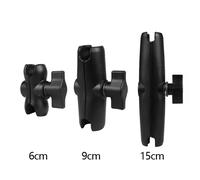 Support de fixation double pour ramette, compatible avec les supports à boule de 1 pouce (25 mm), accessoires pour moto