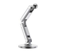 Support de fixation en alliage d'aluminium pour tableau de bord de voiture, téléphone, tablette, support de téléphone réglable de 17 mm
