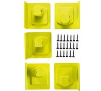 Support de fixation en plastique pour batterie Ryobi 18 V robuste avec vis pour atelier, garage