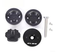 Support de fixation GPS en alliage d'aluminium pour fourche de 28,6 mm, compatible avec les ordinateurs Cat Eye, accessoire de support de vélo de route CNC (noir)