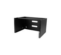 Support de fixation mural 6U 35 cm de profondeur pour panneau de brassage - Noir (WALLMOUNT6) - Armoire - montable sur mur - noir - 6U - 19"