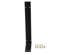 Support de fixation murale pour étagères flottantes robustes avec support vertical soudé pour une charge accrue dans les configurations d'étagères et d'affichage (30,5 cm)