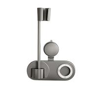 Support De Fixation Murale Pour Sèche-Cheveux,Fixation Par Ventouse Sans Aucun Perçage | Râtelier Mains Libres Pour Sèche-Cheveux,pour salle de bain, chambre à coucher, sur le mur, dans le salon, la m