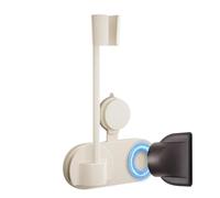 Support De Fixation Murale Pour Sèche-Cheveux,Organisateur À Ventouse,Porte-sèche-cheveux mains libres | pour salle de bain, chambre à coucher, sur le mur, dans le salon, la maison, l'hôtel ou le dort