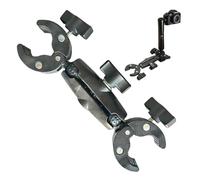 Support De Fixation Par Pince Pour Caméra Réglable Universel à Double Tête