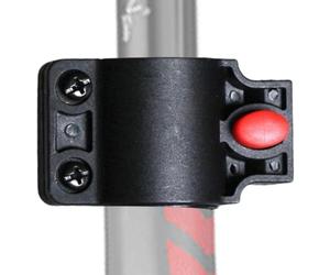 Support de fixation pour antivol vélo avec pince de maintien robuste | Fixation sécurisée par clip en U pour garder votre antivol bien en place
