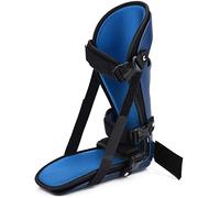 Support De Fixation pour Attelle De Fasciite Plantaire, Orthèse pour Pied Tombant avec Tapis Antidérapant, Outil De Récupération pour Fracture De La Cheville, Attelle pour Tendini,Left-M