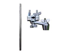 Support de fixation pour batterie avec tige de connexion en alliage de zinc pour plus de stabilité et support à double percussion rotatif en alliage de zinc avec support léger pour batterie et